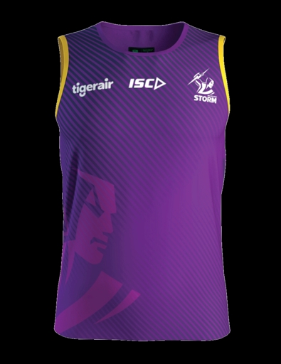 Details about   Melbourne Storm NRL 2020 Players ISC Purple Training Singlet Sizes S-5XL! 