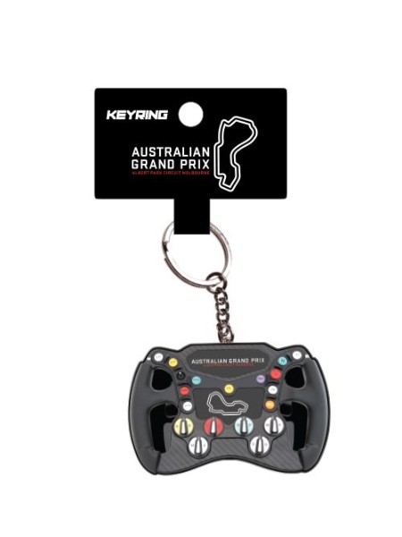 2022 Australian F1 Grand Prix Event Steering Wheel Keychain