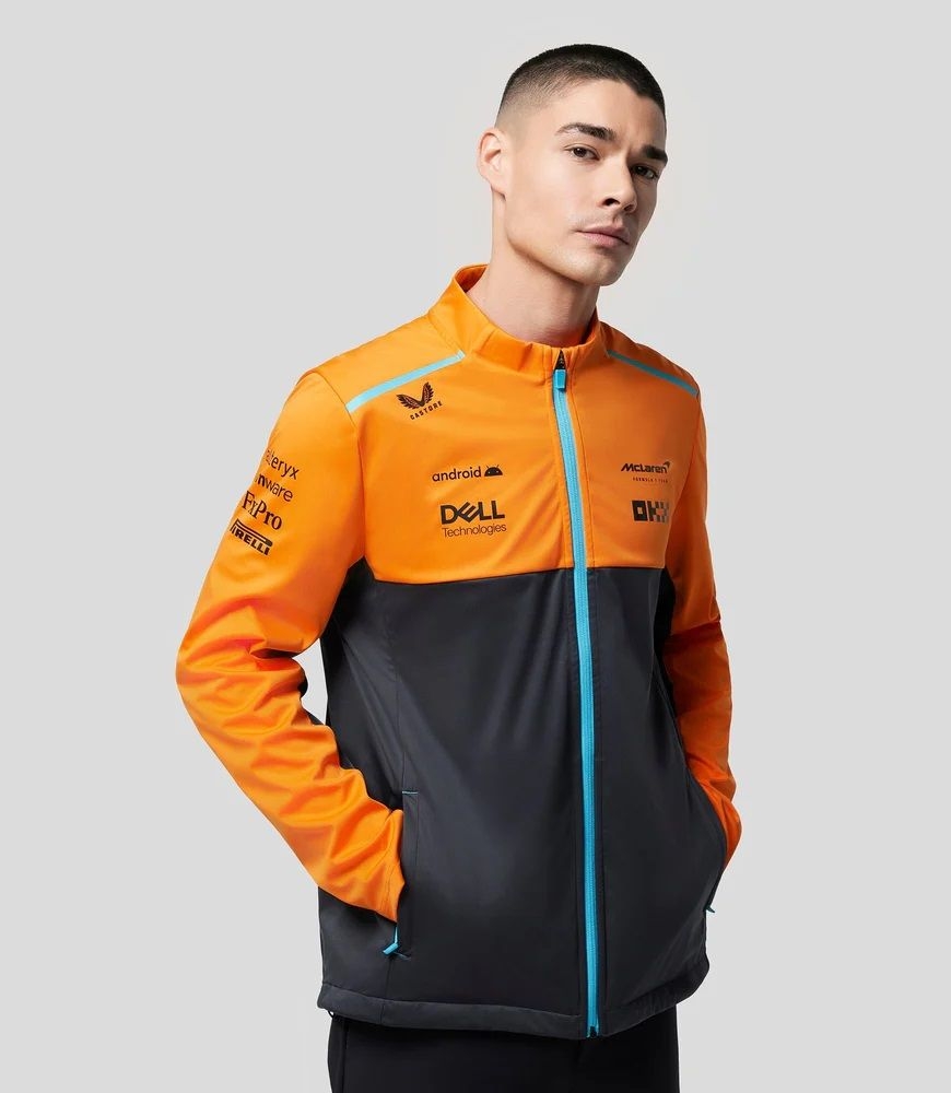 McLaren 2023 Mens Team Softshell Jacket | City Sports & F1 Store